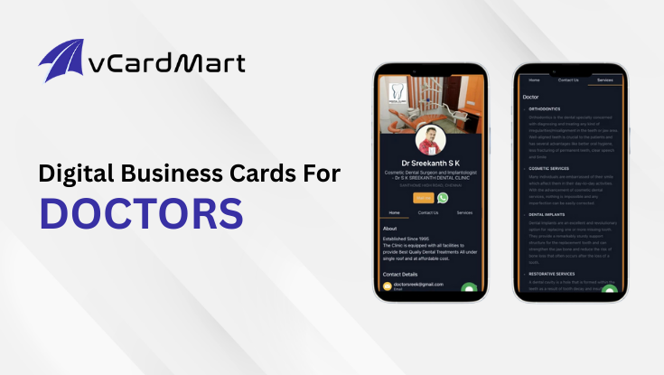 Why Every Doctor Should Have a Digital Business Card from vcardmart